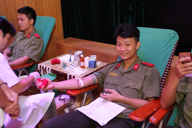 Ngày hội hiến máu Học viện An ninh nhân dân - Ảnh minh hoạ 9